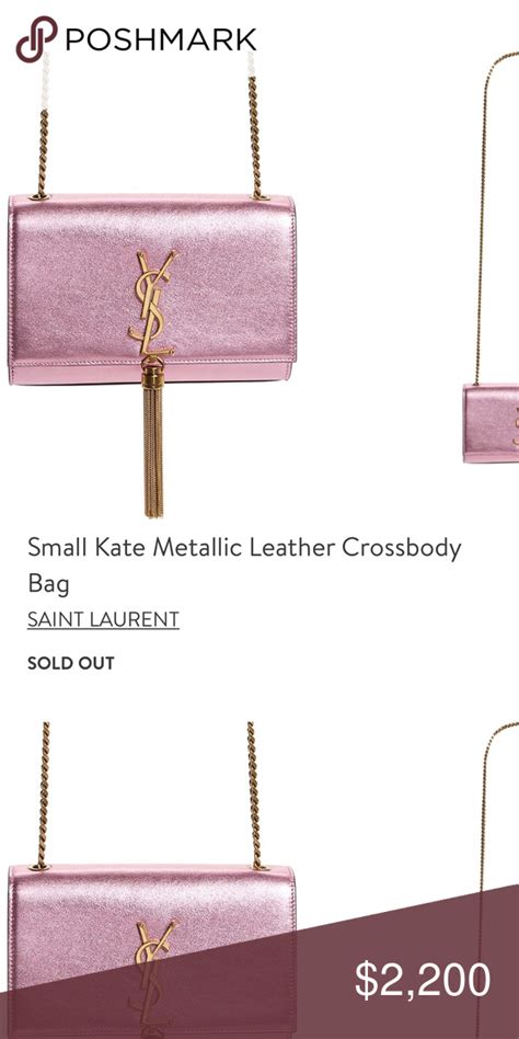 metallic pink ysl|ysl pink crossbody.